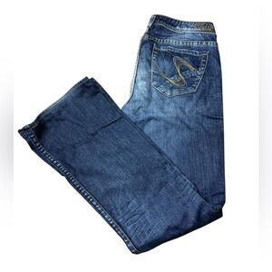 Silver Jeans Jasmine Dark Wash Low Rise Bootcut 27/31